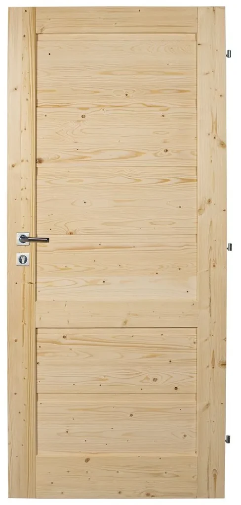 Jola Interiérové dvere 60 P, 650 × 1985 mm, masívne drevo, pravé, smrek, plné