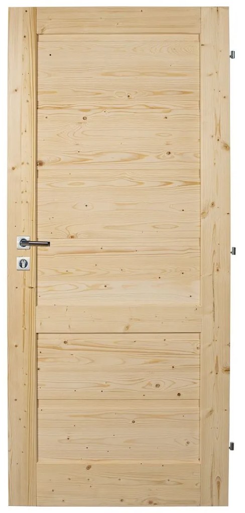 Jola Interiérové dvere 70 P, 750 × 1985 mm, masívne drevo, pravé, smrek, plné