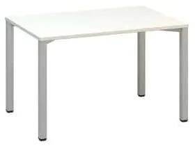Kancelársky stôl Alfa 200, 120 x 80 x 74,2 cm, rovné vyhotovenie, dezén biely, RAL9022