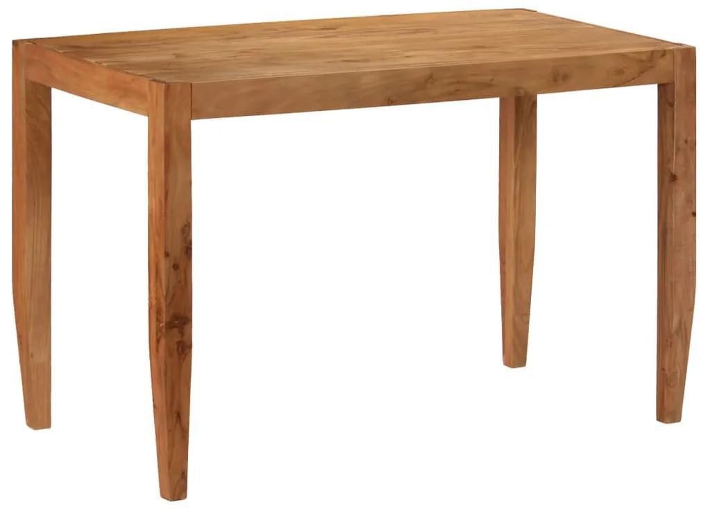 vidaXL Jedálenský stôl hnedý 120x60x78 cm akáciový masív