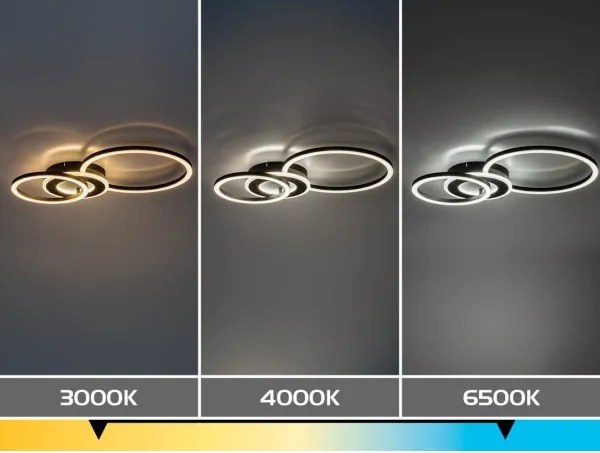 Rabalux 71485 - stmievateľné LED stropné svietidlo LUREO LED/24W/230V 3000-6500K 46x33 cm + diaľkové ovládanie
