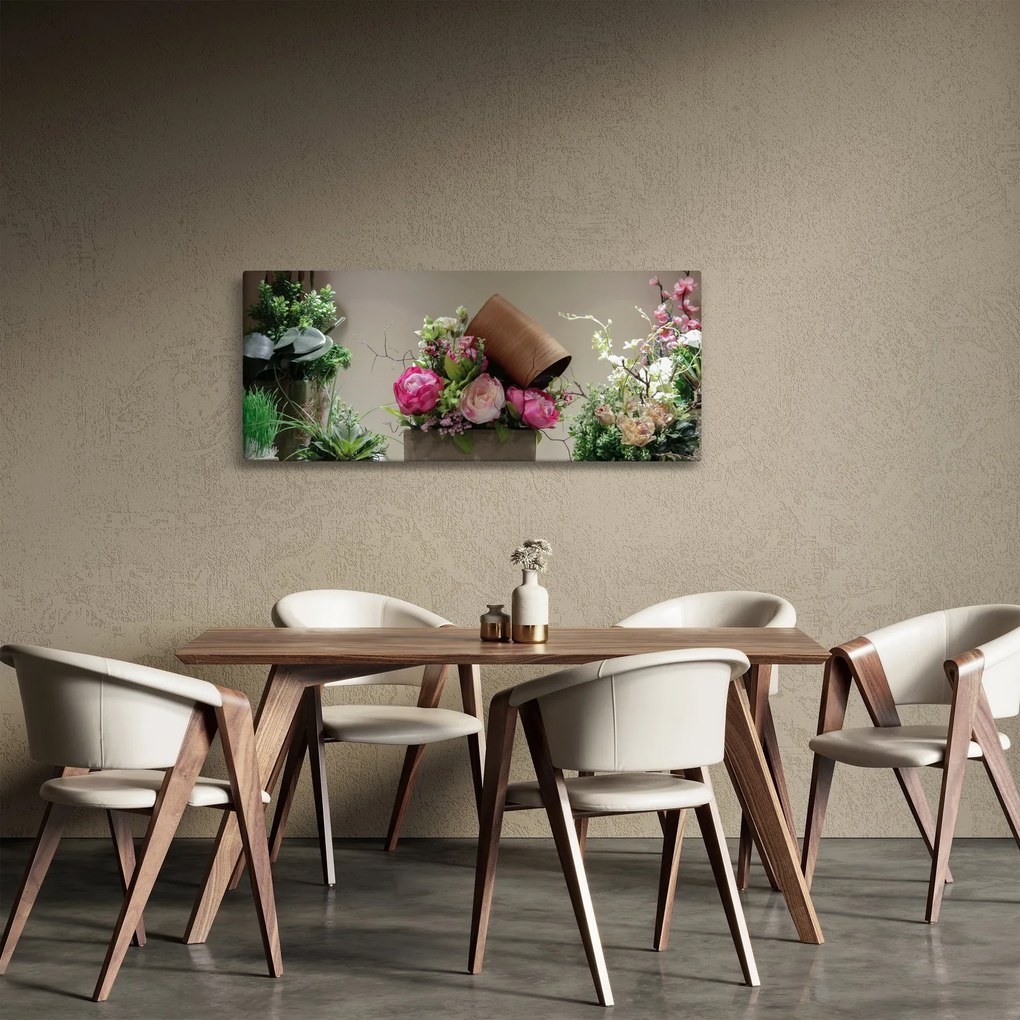 Obraz - Ruže pre teba (120x50 cm)