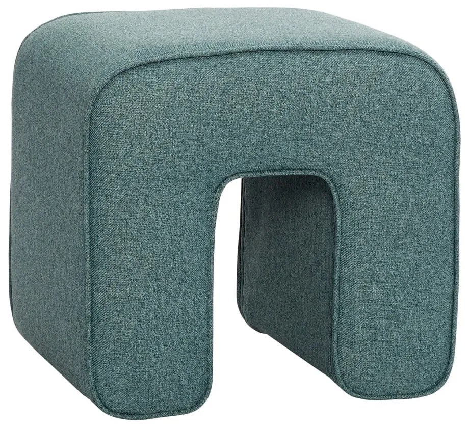 Tyrkysovomodrý puf Hübsch Sculpture