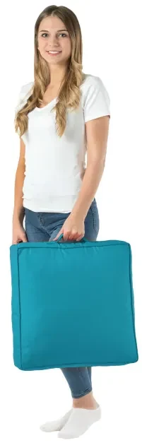 Vankúš na sedenie modrý OUTDOOR