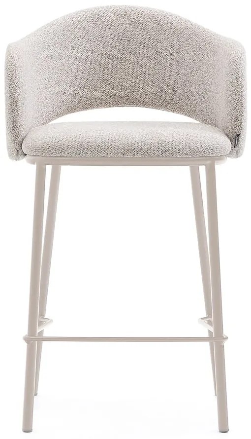 Barová stolička slonovinová (výška sedadla 65 cm) Maina – Kave Home