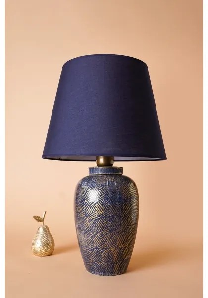 Stolná lampa RAMZES 1xE27/40W/230V modrá
