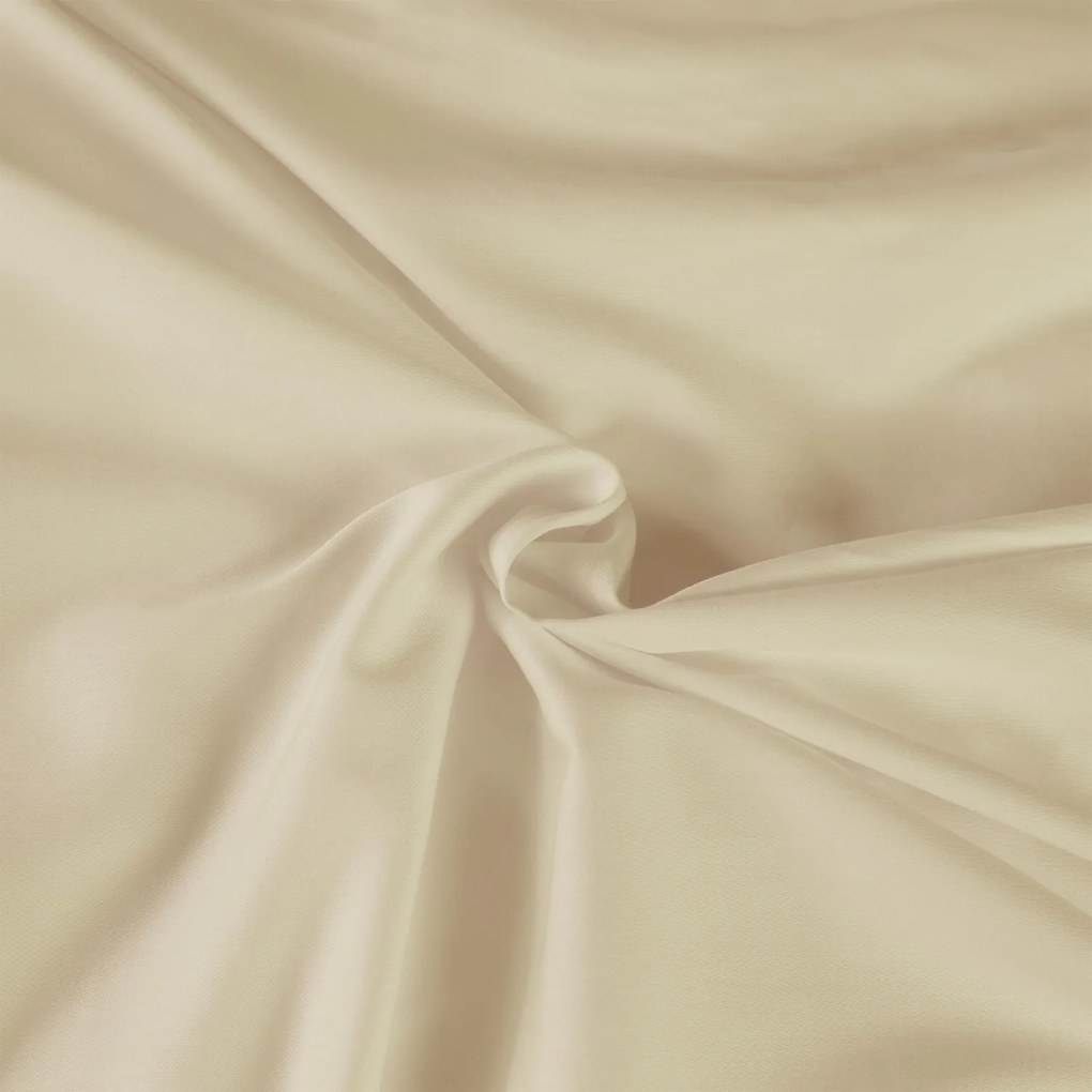 SATÉNOVÉ POSTEĽNÉ OBLIEČKY SATYNLOVE CLASSIC 180X200 CM, 2KS 70X80 CM KRÉMOVÁ