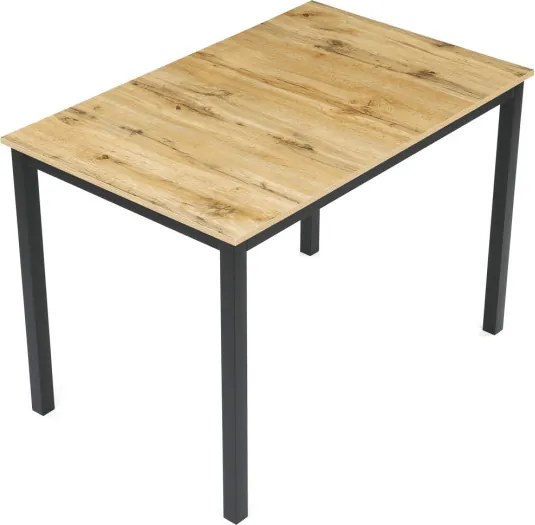 Jedálenský stôl 110x70 cm GDT-202 OAK divoký dub / čierny