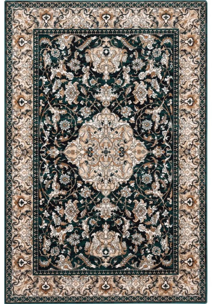 Zelený vlnený koberec 133x180 cm Lauren – Agnella