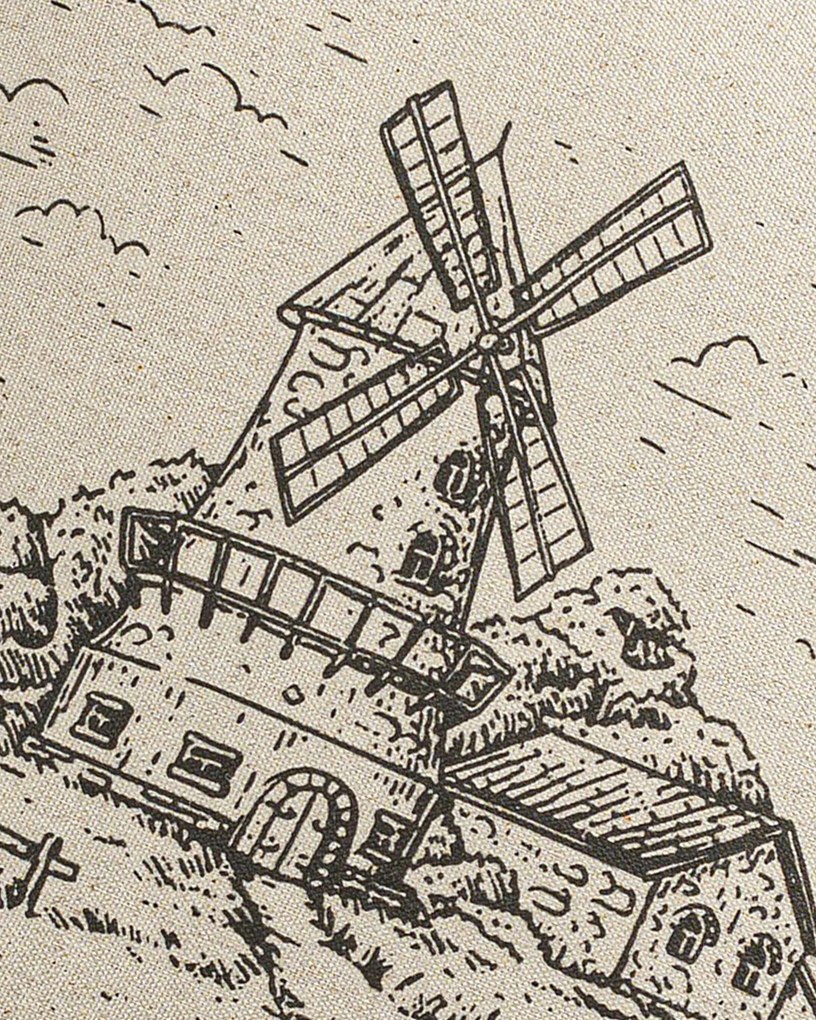 Obliečka na vankúš Countryside Windmill 45x45 cm