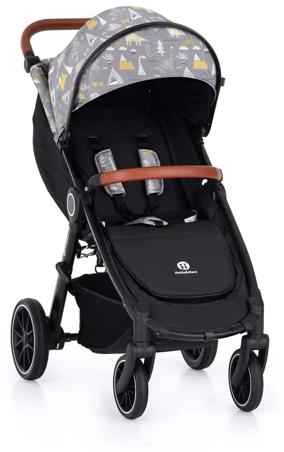 PETITE&MARS kočík Street+ RWS oak + strieška Limited 100 prehistoric