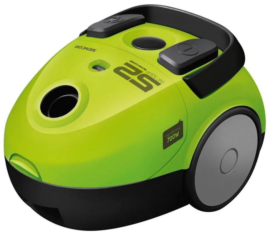 Sencor - Vreckový vysávač 1,5 l 700W/230V zelená