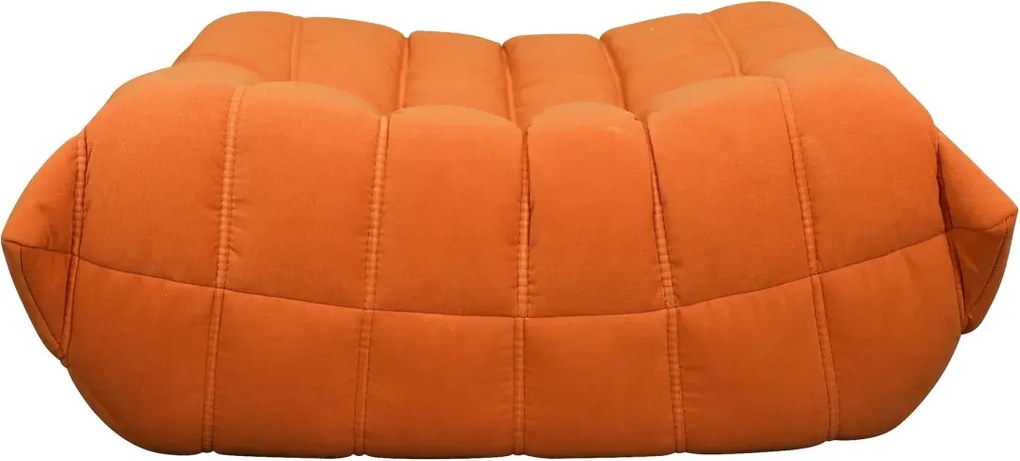 Taburet Nua 86 cm zamat oranžový