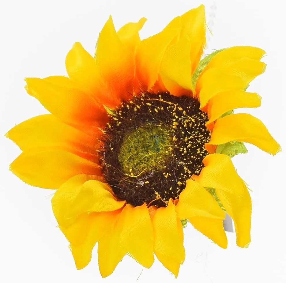 UMELÝ KVET HLAVA SLNEČNICA 8CM