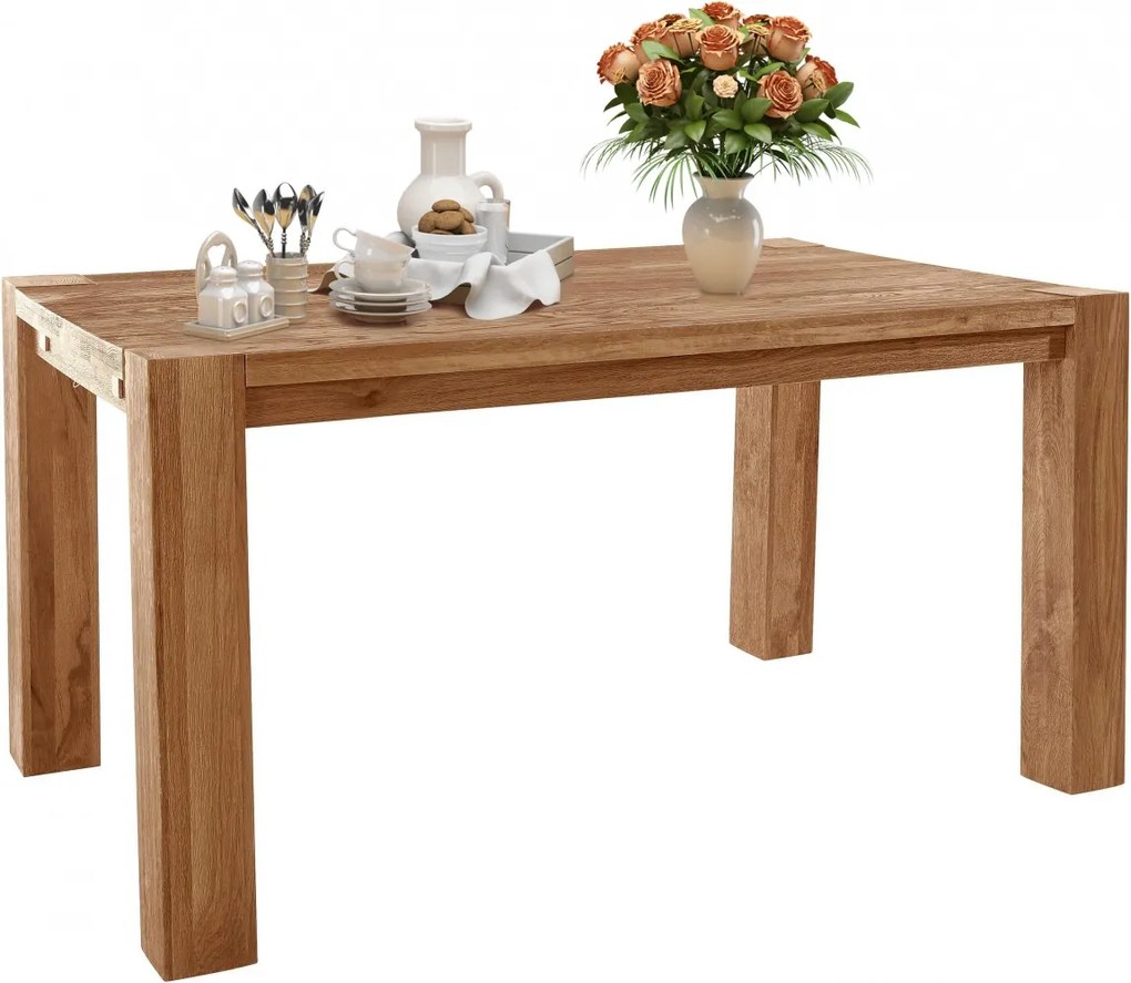 Jedálenský stôl Sibera, 160 cm, dub