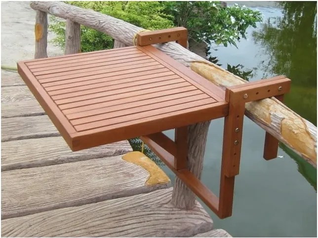 Závesný balkónový stolík 64x65 cm Berkeley – Garden Pleasure