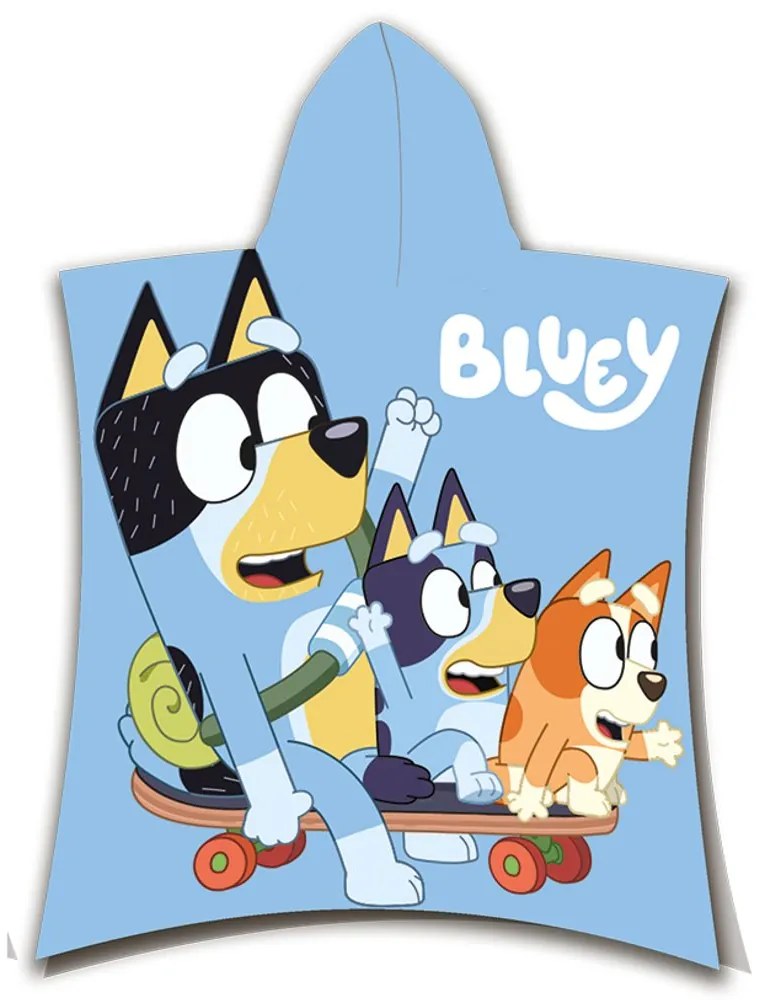 Jerry Fabrics Detské pončo-osuška - Ledové království - blue