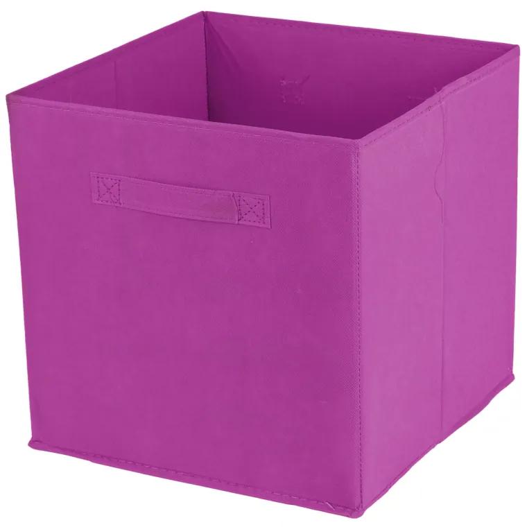 DOCHTMANN Úložný box textilný, ružový 31x31x31cm