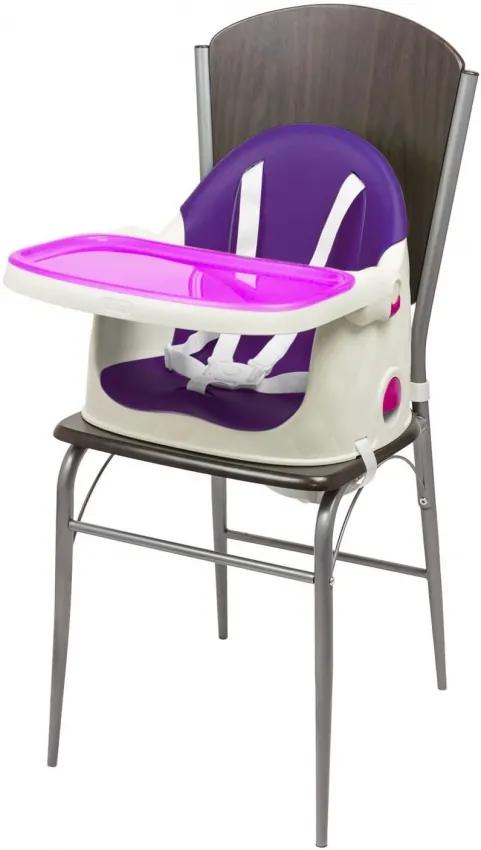 Detská rastúca jedálna stolička KETER Multidine - Violet