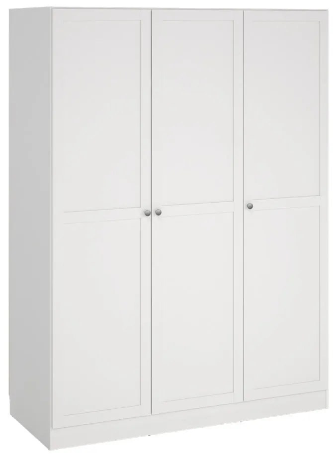 Biela šatníková skriňa 147x200 cm Billund – Tvilum