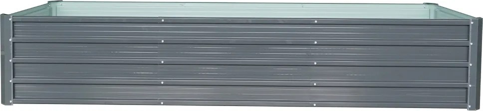 Vyvýšený záhradný záhon BestBerg VZ-1000A / 1000 l / 240 x 90 x 47 cm / sivá
