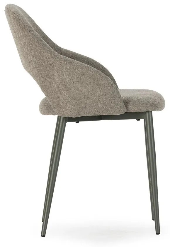 Zelené čalúnené jedálenské stoličky v súprave 2 ks Lia – Marckeric