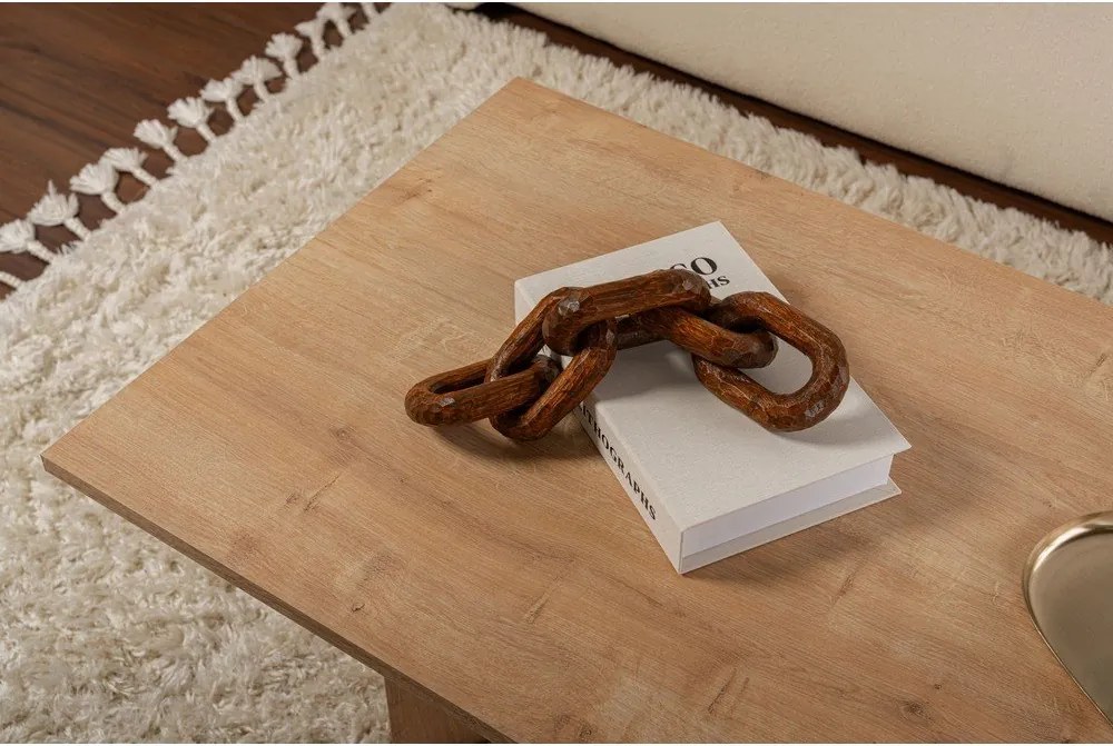 Konferenčný stolík v dekore duba v prírodnej farbe 60x119 cm Sabin – Kalune Design