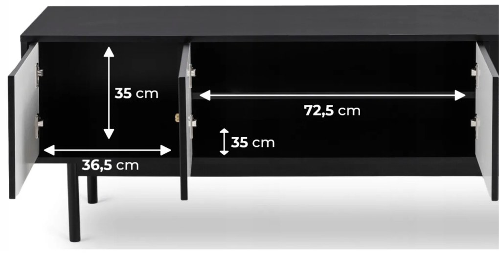 PROXIMA.store - TV stolík MARLEN FARBA: biela