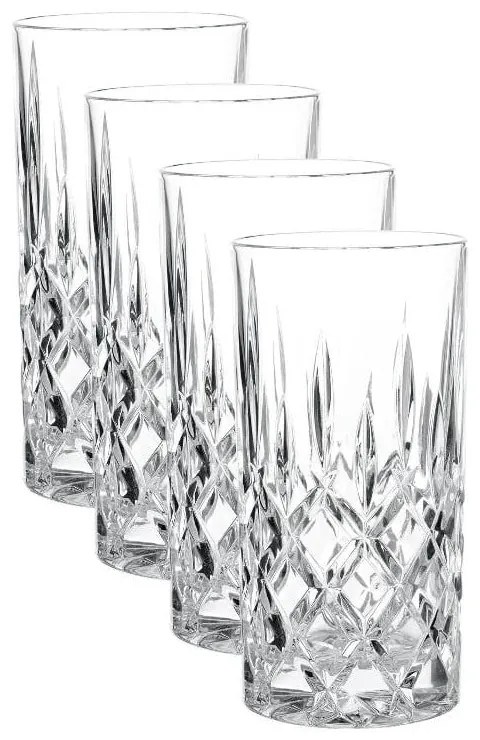Súprava 4 pohárov z krištáľového skla Nachtmann Noblesse, 375 ml