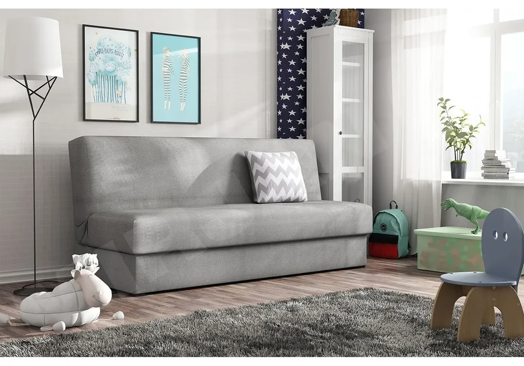 Rozkladacia pohovka Ted Mini, Dostupné poťahy: Enjoy 24 + cikcak sivý