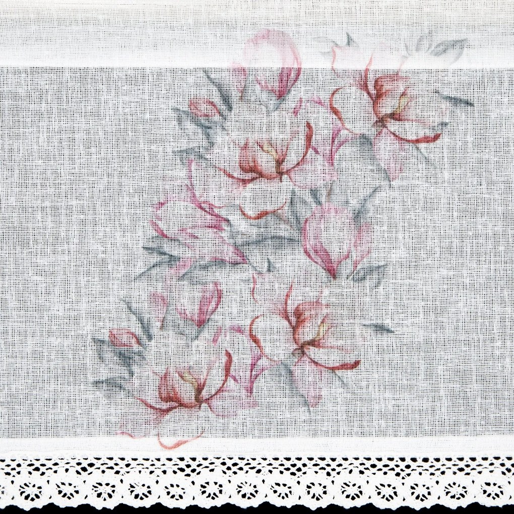 KRÁTKA ZÁCLONA NA PÁSKE SUZY 150X30 CM VIACFAREBNÁ