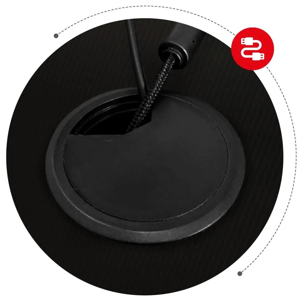 PC stolík Hyperion 4.7 (čierna). Akcia -21%. Vlastná spoľahlivá doprava až k Vám domov. 1087507