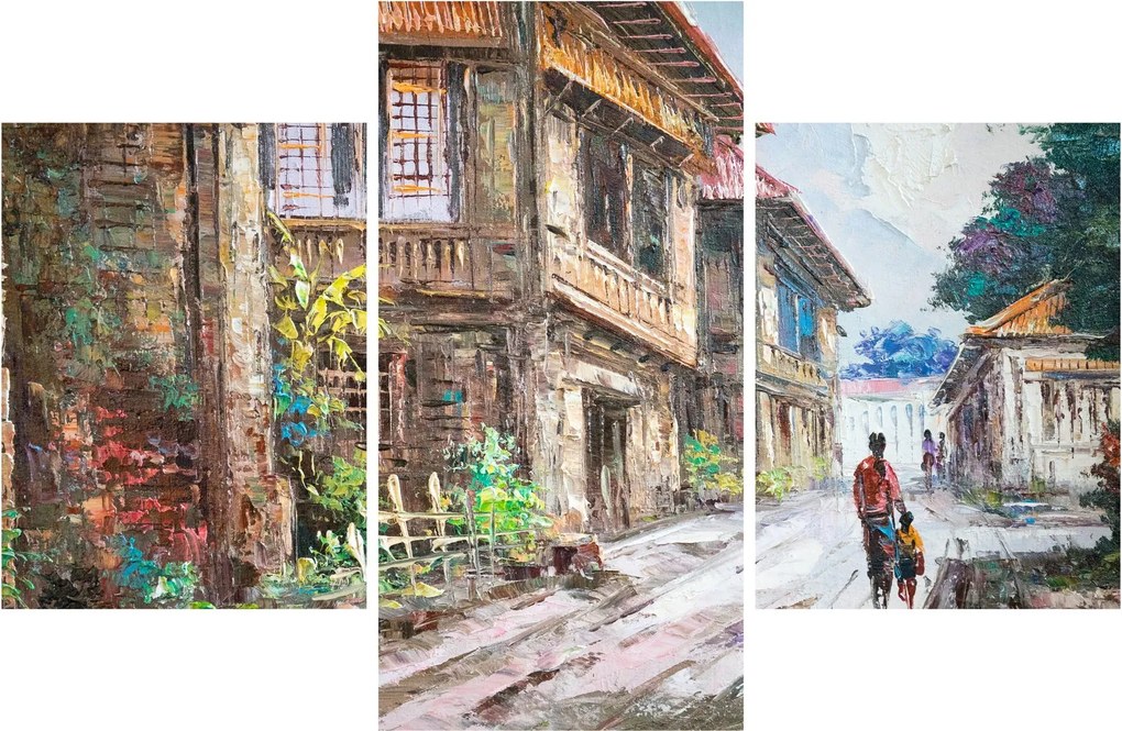 Obraz Filipínske dediny, Ázia (90x60 cm)