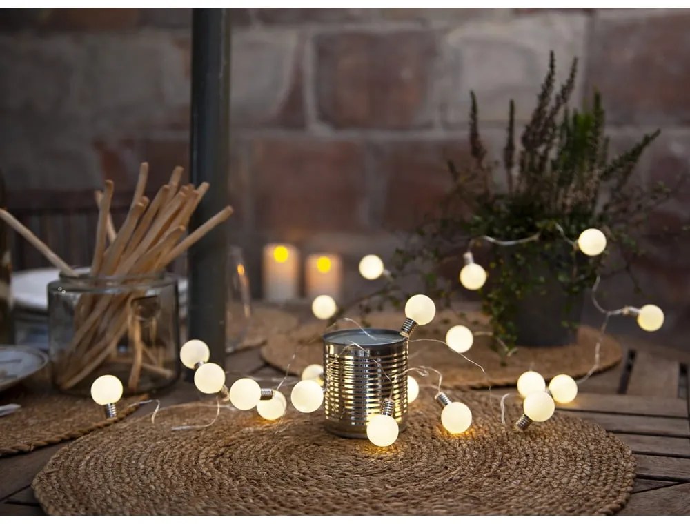 Svetelná reťaz počet žiaroviek 20 ks na baterky dĺžka 300 cm Mini Glow – Star Trading