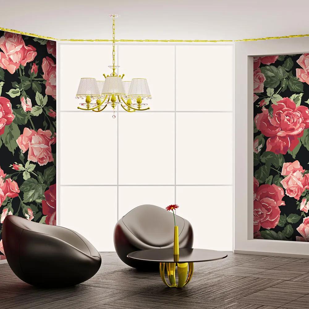 Fototapeta Bimago - Klasická růže pozadí + lepidlo zadarmo 200x154 cm