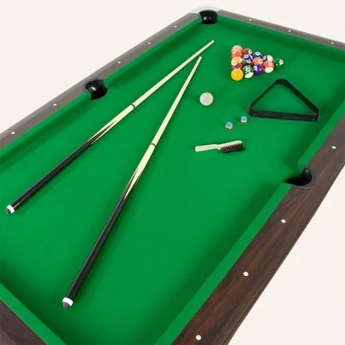 GamesPlanet® 1349 Biliardový stôl pool biliard 8 ft - s vybavením
