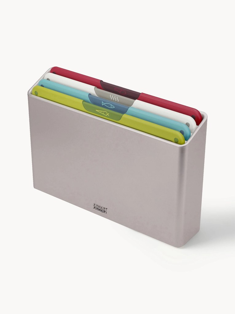 Dosky na krájanie v stojane Folio, 5 ks