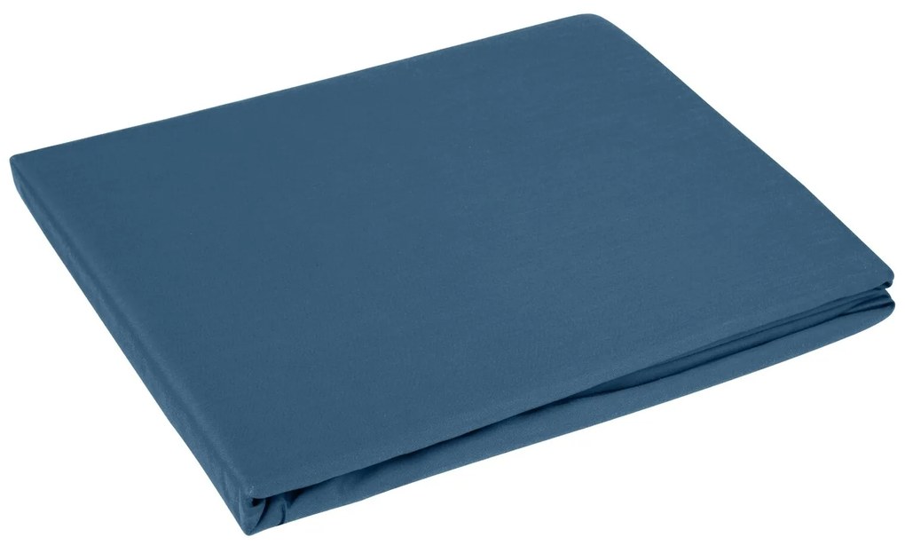 MAKOSATÉNOVÉ PRESTIERADLO DINA 160X210 CM TMAVOMODRÉ