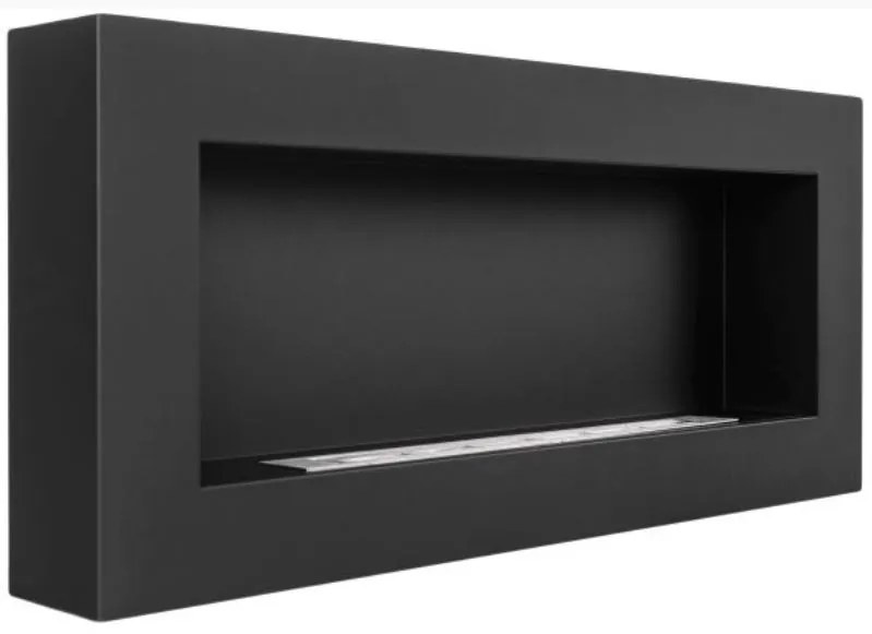 Závesný biokrb na stenu AIASA BOX ČIERNY MAT 90x40x12