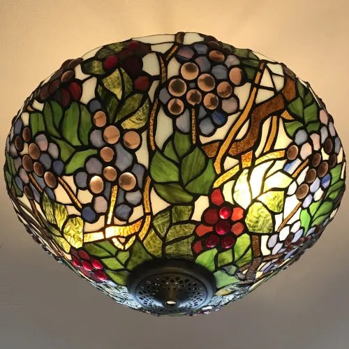 Tiffany luster stropnica VINIČ Ø40