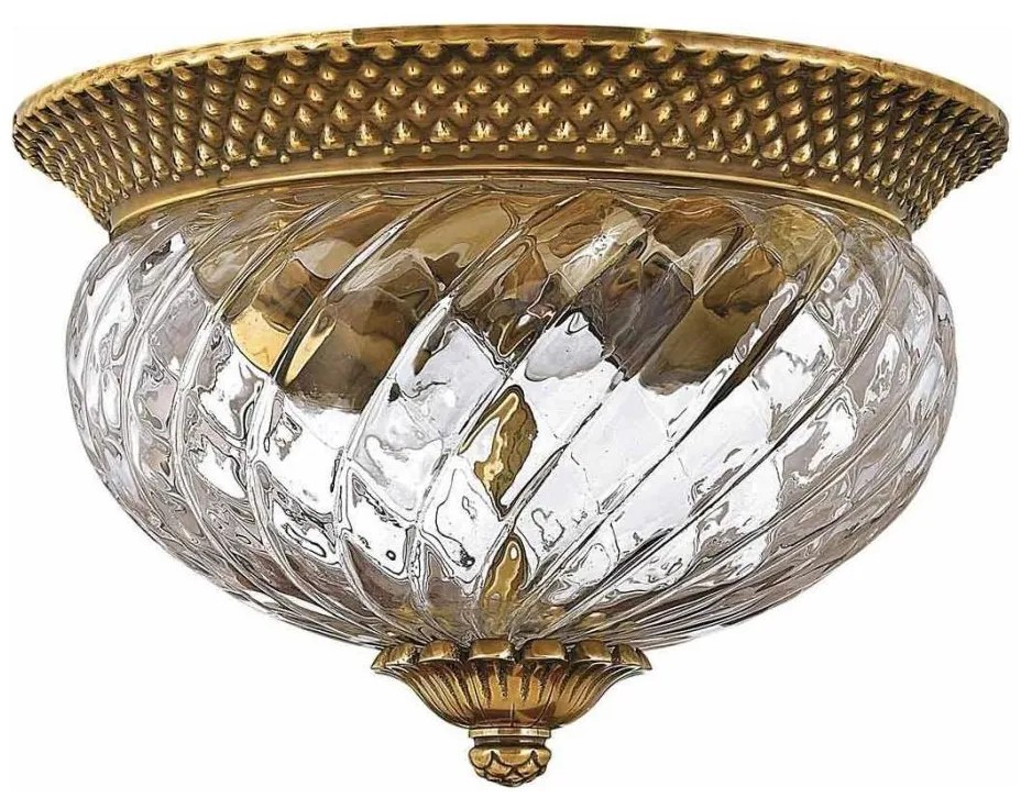 Hinkley HK-PLANTATION-FS-BB - Stropné svietidlo PLANTATION 2xE27/60W/230V mosadz