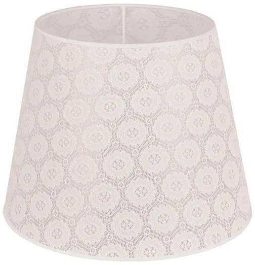 Duolla - Tienidlo k stojací lampě CLASSIC L E27 pr. 38 cm biela