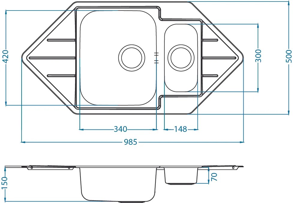 ALVEUS CZ LINE 40 DEKOR 90-098x50 F