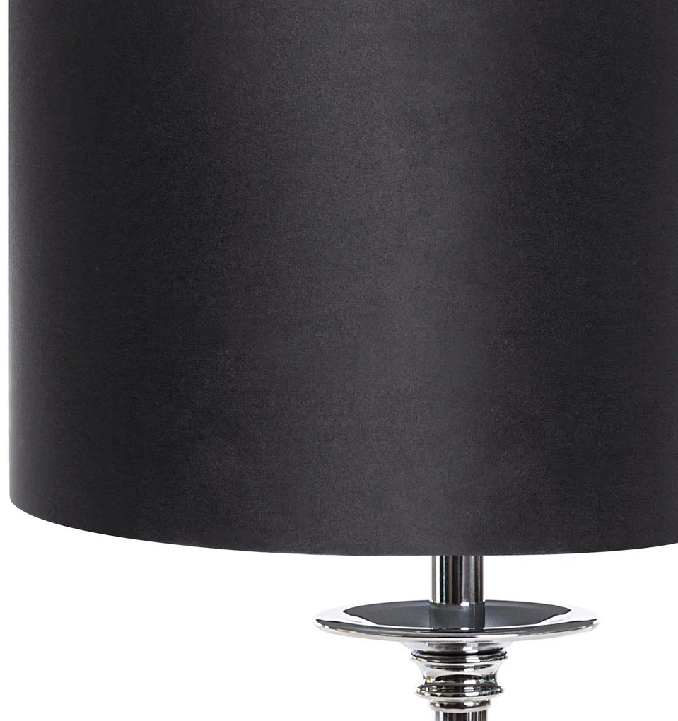 Dekoratívna lampa MONIK 30x53 CM ČIERNA
