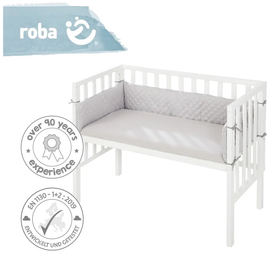 Biela postieľka 90x45 cm – Roba