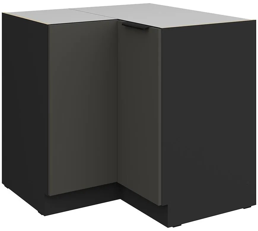 Kuchynská skrinka Aria-Gr/Bl Anti Fingerprint 90x90 Dn 2f Bb