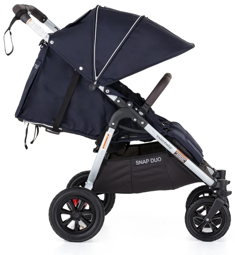 VALCO BABY Kočík dvojičkový vrátane nánožníkov Snap Duo Sport - navy
