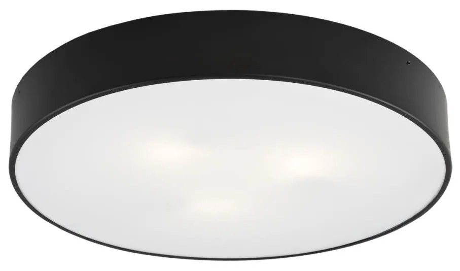 Argon 1186 - Stropné svietidlo DARLING 3xE27/15W/230V pr. 45 cm čierna