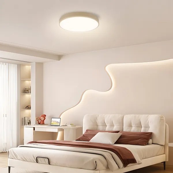 Brilagi - LED stmievateľné svietidlo POOL SMART LED/48W/230V priemer 40 cm Wi-Fi Tuya béžové + diaľkový ovládač