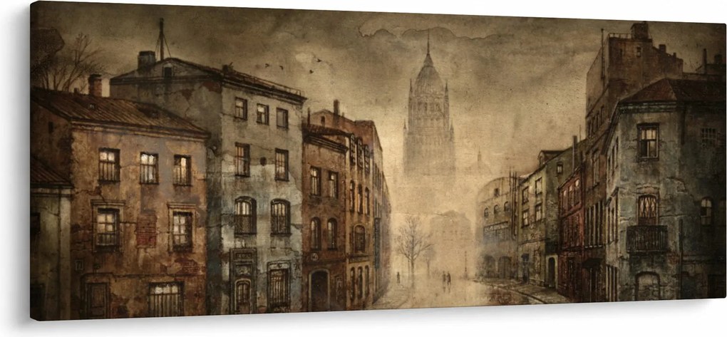 Obraz - Maľba mesta (120x50 cm)